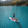 thumbnail image 6 of HELLONE Inflatable Stand Up Paddle Board, 10.6" Paddle Boards with Premium Accessories, Non-Slip EVA Deck, Ultra-Light Carry Bag Pump, SUP for Youth & Adults of All Skill Levels (Rose Red), 6 of 6