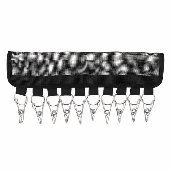 YAHHU Portable Folding Cap & Towel Rack – Rust‑Resistant Iron Clip with Strong Mesh, Multi‑Use Hanging Hook for Bathroom, Bedroom, Closet, Travel