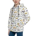 thumbnail image 2 of Sikiie Transport 1 Youth Hoodie Sweatshirt Pullover Hooded Classic Casual Essentials Hoodiefor Boys Girls Kids -Small, 2 of 6