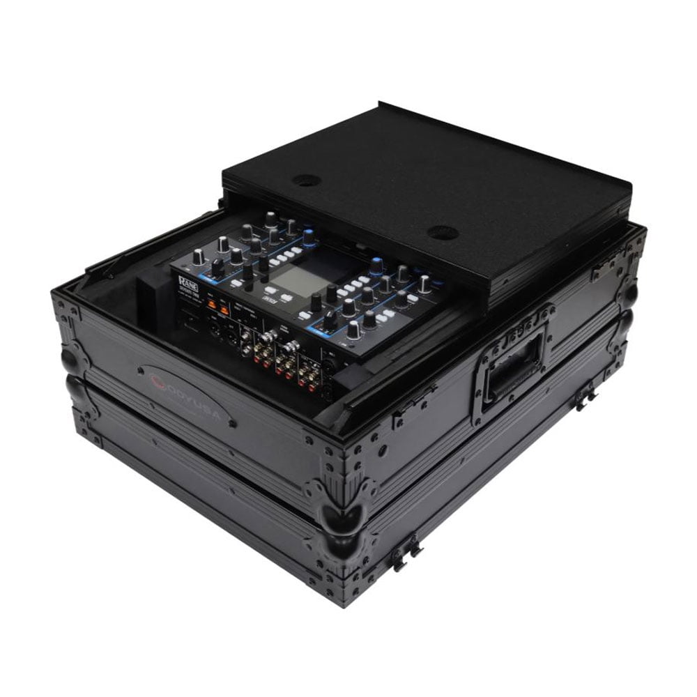 Odyssey FZGS12MX1XDBL Black Label Low Profile Glide Style Series Universal 12" Format DJ Mixer Case
