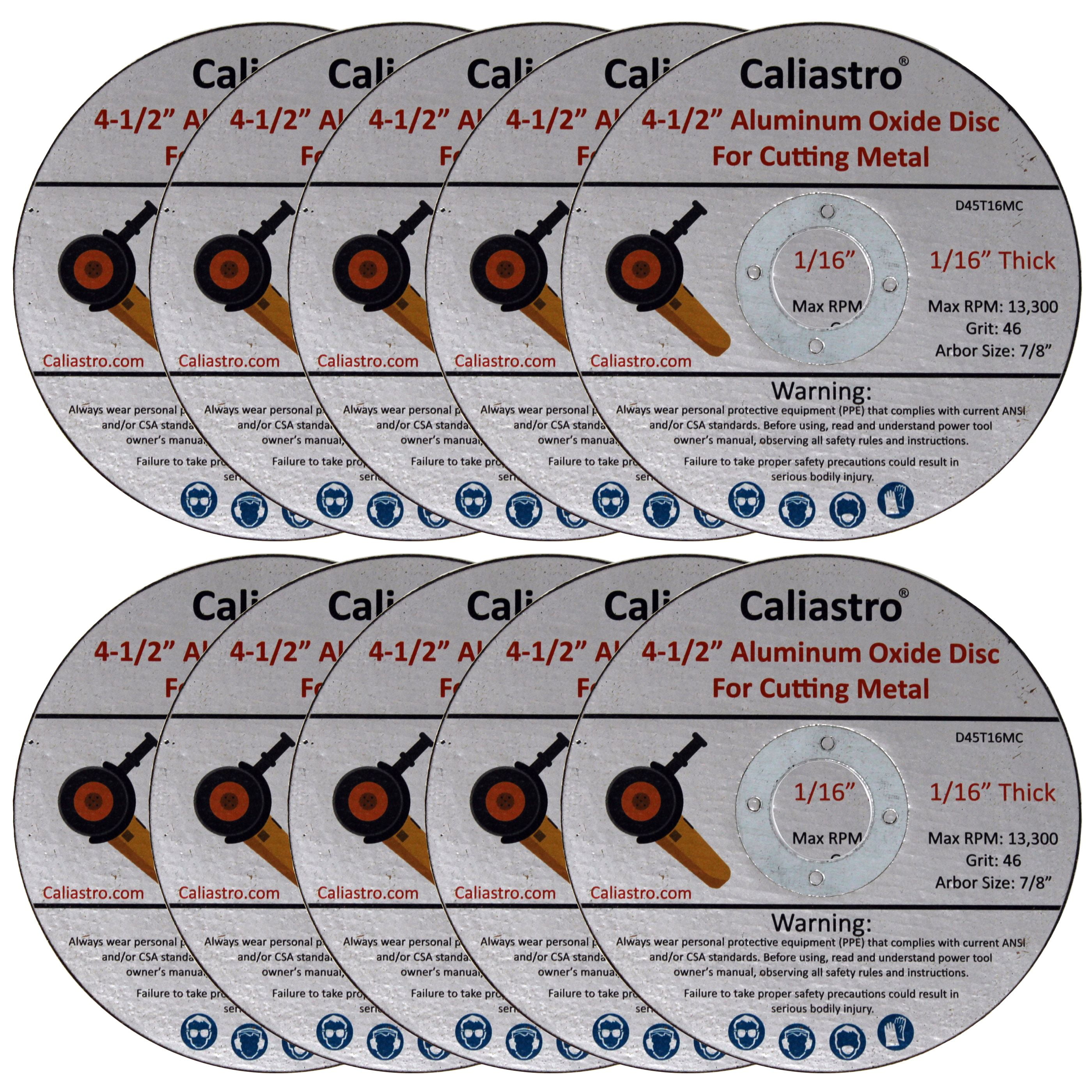 4 1/2" Cutting Grinding Discs for Air Angle Grinder Cutoff Tool 25Pk 115mm AT2 