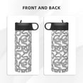 thumbnail image 3 of Yiaed Snake Print Water Bottle with Straw Lid, Stainless Steel Double Wall Insulated Water Bottle | Leak-Proof and Spill-Proof Water Bottle, 3 of 8