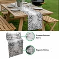 thumbnail image 5 of Grey Eucalyptus Leaves Table Runner - 36 Inch Long, Kitchen Dining Table Runner Dresser Scarves, Spring Summer Botanical Farmhouse Decor for Coffee Tables Wedding Party Banquet, 5 of 8