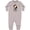 AC-Heather Grey, variant on Inktastic Leo Lion Westie Baby Fleece Romper