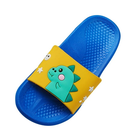 

Kids Summer Cartoon Dinosaur Slippers Sandals Shoes