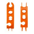thumbnail image 1 of 1 par de conectores solares fotovoltaicos MC4 llave naranja, 1 of 9
