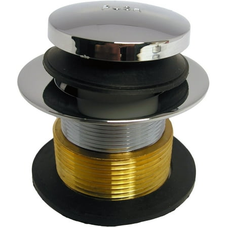 LASCO 43168 1-1/4 W&O STRAINR ASSMBY, 1-Pack, Chrome