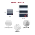 thumbnail image 7 of Navy Blue Stripe Anchor Simple Tea Towels Absorption Walf Checks Kitchen Soft Cleaning Towel Cloth Napkins Dish Rags, 7 of 7