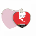thumbnail image 1 of Logo de fumar causa muertes Bolsa de viaje Unbranded maquillaje corazón rosa, 1 of 4