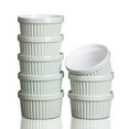 thumbnail image 1 of 8Oz Porcelain Bowls, 8 Pcs Ceramic Dipping Sauce Bowls, Porcelain Ramekins Bowl, 1 of 7