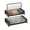 Black, variant on Set of Two/Spacious Under-Bed Storage Containers with Wheels/Each Holding 120 Liters/Transparent Lids And Labels/Ideal for Organizing Clothes, Shoes