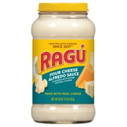 Ragu Four Cheese Alfredo Pasta Sauce, Made with Real Cheese, 16 oz