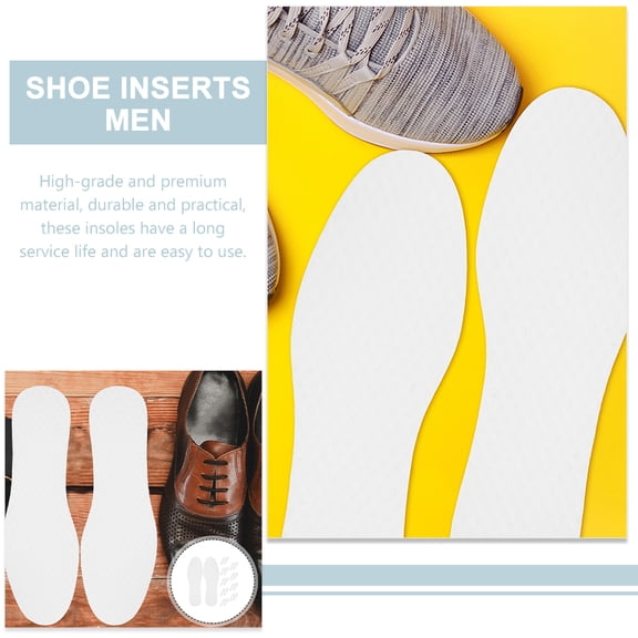 WRISTBIQUE White Paper Shoe Liners 20 Pairs for Work Comfort and