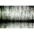 thumbnail image 2 of Wispy Trees Reflect by Parvez Taj Painting Print on Wrapped Canvas, 2 of 4