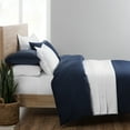 thumbnail image 3 of Vue Elements Nora, 3 Piece Duvet Set - King, - Navy, 3 of 4