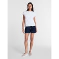 thumbnail image 2 of Time and Tru Women's Twist-Front Tee with Short Sleeves, Sizes XS-XXXL, 2 of 5