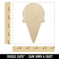 thumbnail image 2 of Ice Cream Cone Silhouette Wood Shape Unfinished Piece Cutout Craft DIY Projects - 4.70 Inch Size - 1/8 Inch Thick, 2 of 7