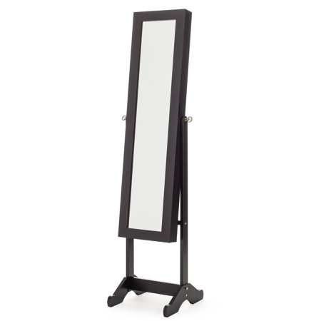 Mainstays Mirrored Cheval Jewelry Armoire - Espresso