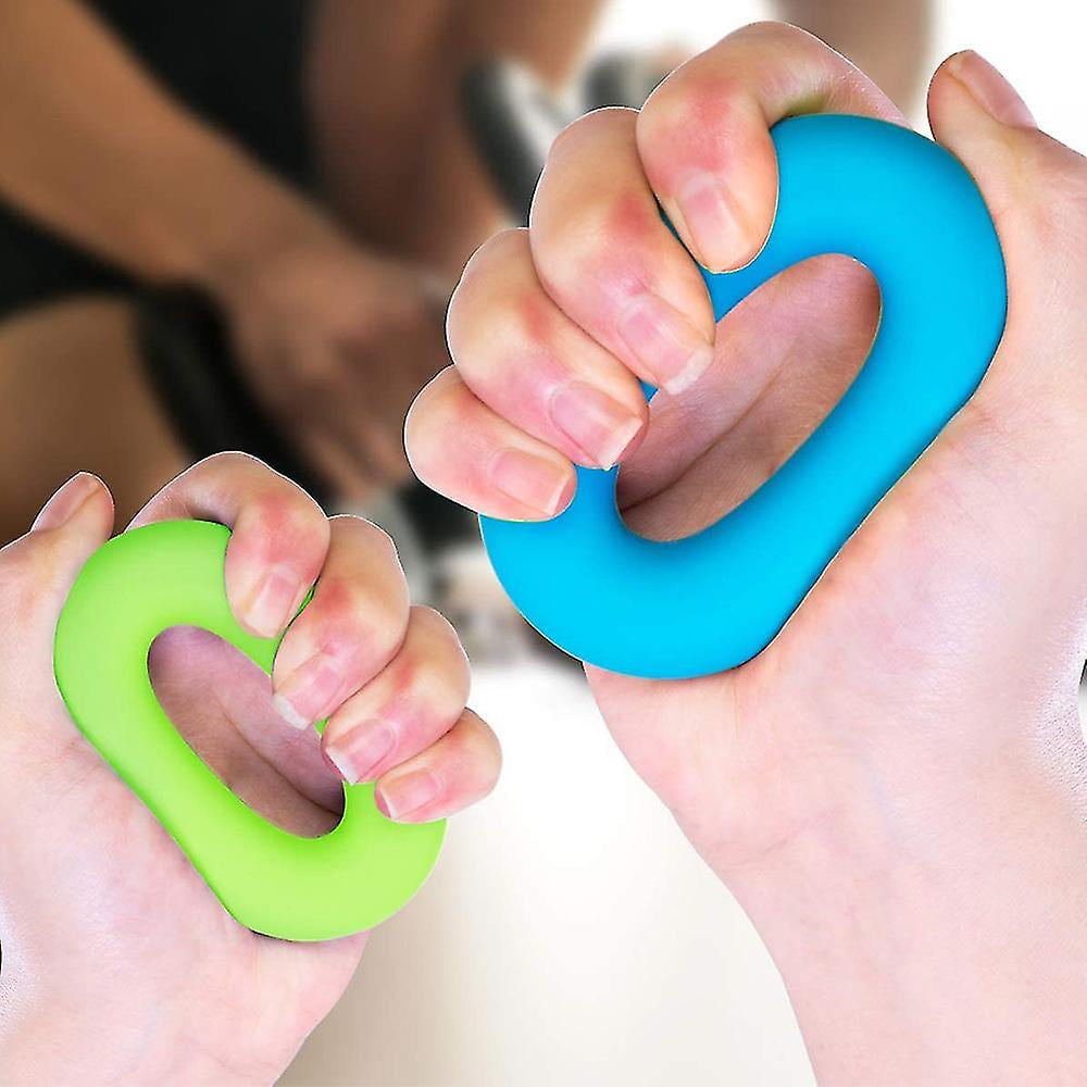 Poignées D'haltérophilie En Silicone - Entraînement Force, Doigts Et Prise