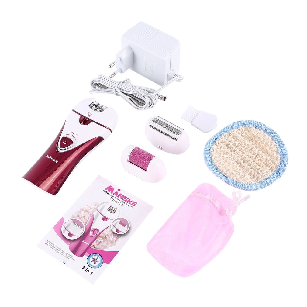 MAIF Epilator Shaver And Clipper ThreeInOne Set Callus Remover