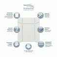 thumbnail image 3 of Transolid Expressions 48" X 48" X 96" 6-Piece Shower Wall Kit with Extension Kit, Grey, 3 of 6