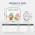thumbnail image 2 of Kdxio Cactus Gnome Print 2-Piece Sun Shade Front Windshield - Foldable Car Front Window Sunshades for Most Sedans SUV Truck, 2 of 6