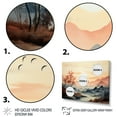 thumbnail image 3 of Designart "Sunset in the African Serengeti I" Landscapes Floater Framed Canvas Print, 3 of 7