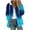 Blue, variant on Lovskoo Womens Fuzzy Sherpa Fleece Jacket Long Sleeve Hooded Gradient Color Zip Up Oversized Winter Warm Sweatshirt Hoodies 2025 Gray