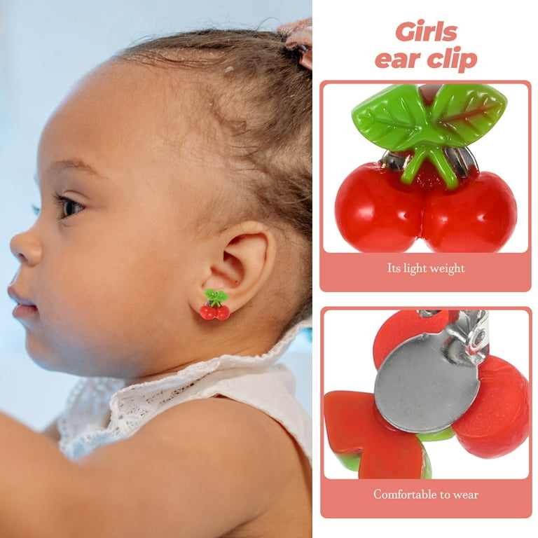 Magnetic earrings for baby girl best sale
