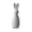 White-WH-home supplies, variant on LEFTHIGH Home Easter Vintage Style Rabbits Figurine Wooden Decorative Ornament Gift for Holiday Decoration Available in Four Colors Handcrafted Home Decor Home Decor