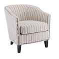 thumbnail image 3 of Miekor Furniture Upholstered Stripe Barrel Chair 51903, 3 of 11
