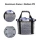 thumbnail image 5 of Contenedor de ciclismo con cesta de aluminio para bicicleta plegable azul, 5 of 5