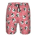 thumbnail image 3 of Cauagu French Bulldog Face Print Men's Swim Trunks,Hawaiian Bathing Suit Swimsuits Beach Shorts with Pockets for Men Quick Dry Swimming Board Shorts-3X-Large, 3 of 6