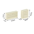 thumbnail image 3 of kusrkot 1/35 Miniature Cabinet Closet for Sand Table Decoration Diorama Scene Layout, 3 of 7