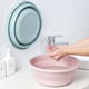 thumbnail image 1 of Lavabo rectangular, lavabo, lavabo, lavabo de plástico, plegable, rosa 35.5 * 13.5 LingWen 9024715828453, 1 of 1