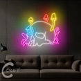 thumbnail image 4 of C-CRAFT Mushroom Skull Neon Sign LED Light 30 inch for Home Bar Decor, 4 of 5