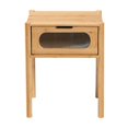 thumbnail image 3 of Mesa auxiliar Baxton Studio Naresh de madera de bambú marrón natural, 3 of 9
