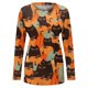 thumbnail image 4 of Camisas Para Mujer Casual Manga Larga Cuello Redondo Bolsillo Blusa Suelta Festival Impreso Tops Odeerbi ODB126988, 4 of 5