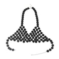 thumbnail image 1 of Tops cortos de lentejuelas, top halter, bralette de tela, ropa de baile, festival, rave, verano Largo 90cm a 105cm, 1 of 8