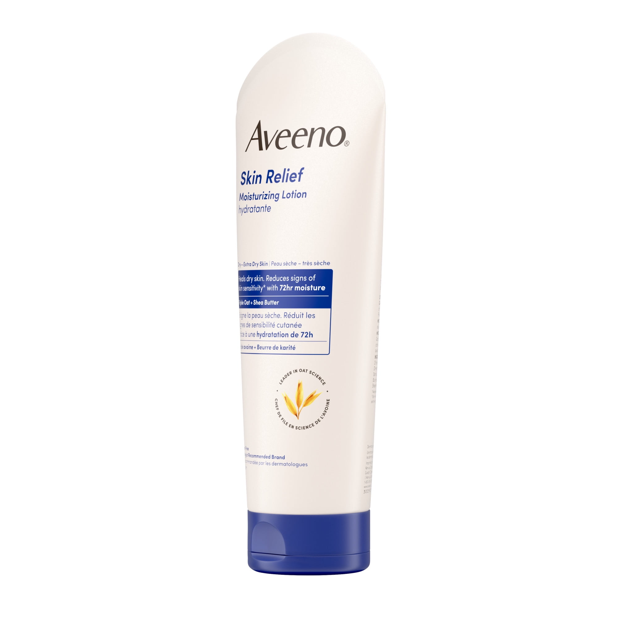 Aveeno Skin Relief Moisturizing Lotion, Shea Butter, Oat, Dry Skin Body Moisturizer, Fragrance Free