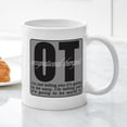thumbnail image 3 of CafePress - OT/Occupational Therapist Mug - 11 oz Ceramic Mug - Novelty Coffee Tea Cup, 3 of 4