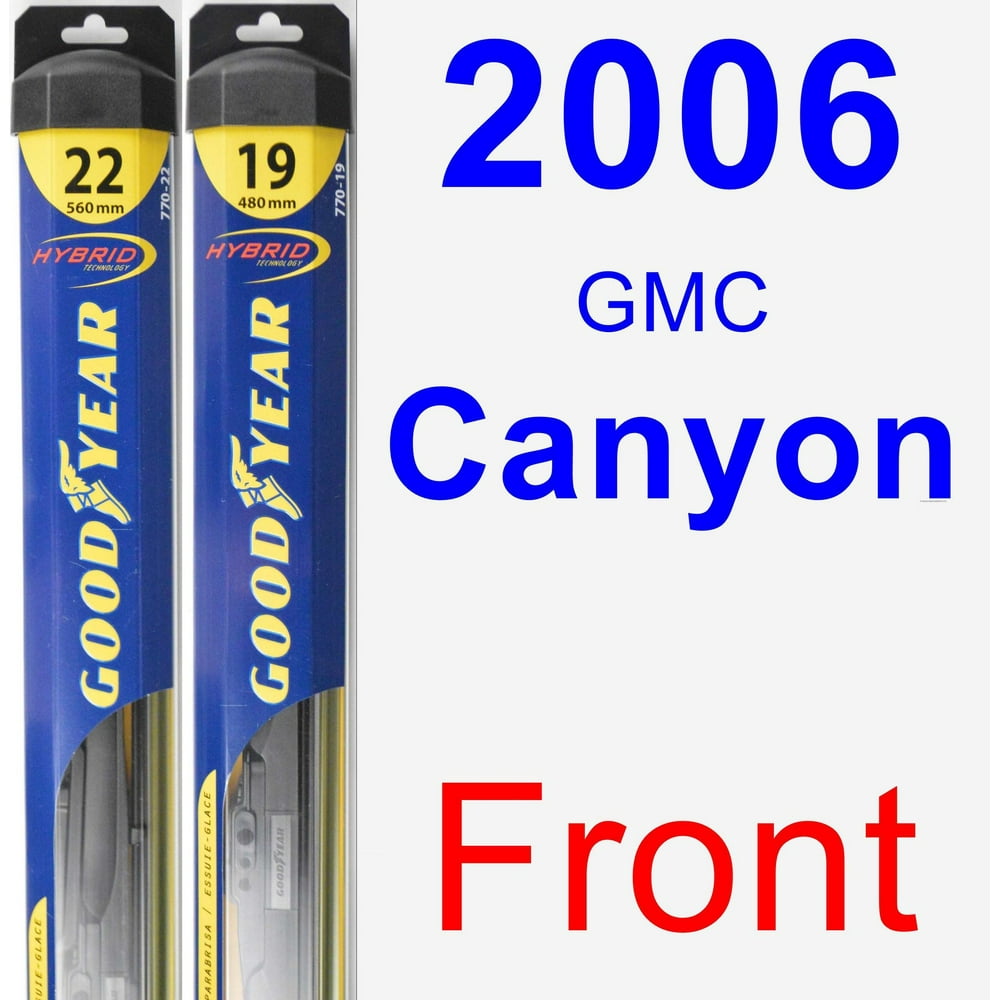 2006 GMC Canyon Wiper Blade Set/Kit (Front) (2 Blades) Hybrid
