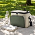 thumbnail image 5 of Large Insulated Lunch Bag for Adults Beige Lunch Box with Shoulder Strap Women's Lunch Bag for Work Durable Canvas Insulated Cooler Bag, 5 of 6