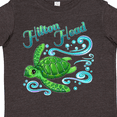 thumbnail image 4 of Inktastic Hilton Head Cute Sea Turtle with Waves and Bubbles Boys or Girls Toddler T-Shirt, 4 of 5