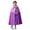 Purple, variant on FRSASU Kids Clothing Kids Baby Girls Solid Outwear Warm Hooded Coat Princess Cloak Cape Purple M(M)