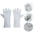 thumbnail image 1 of Welding Gloves Work Gloves Leather Resistant Protection Work Gloves Welding Protective, 1 of 6