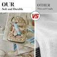 thumbnail image 3 of Summer Beach Kitchen Window Curtains Valance and Tier Set 36 Inch, Sea Shell Starfish Rod Pocket Short Tier Curtain for Bathroom, Tropical Small Cafe Drapes for Kitchen Decor, 3 of 5