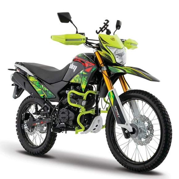 motocicleta doble proposito italika dm250 verde