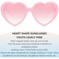 thumbnail image 6 of NVMIDTC Polarized Love Sunglasses for Women,Fashion Oversized Heart Sunglasses UV Protection, 6 of 6