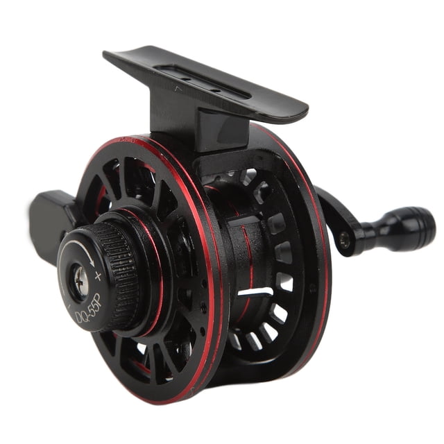 Kozecal Metal Fly Fishing Reel, Aluminum Alloy Ice Fishing Raft Reel For Ice Fishing For Rock Fishing For Front Fishing
